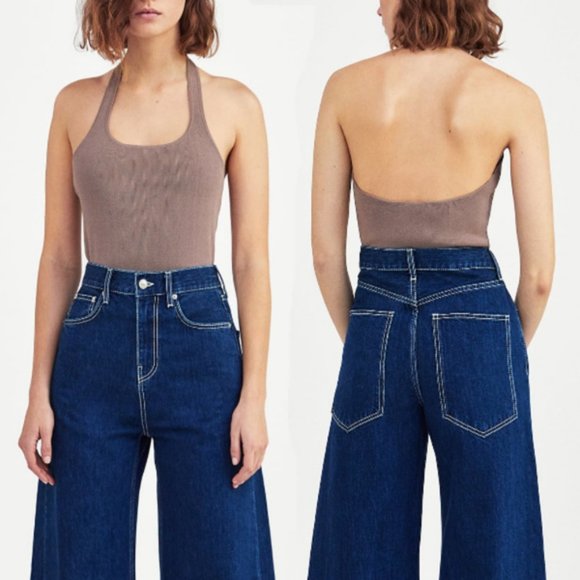 NWT Zara Knit Special Edition Minimal Bodysuit S/M - Picture 7 of 8